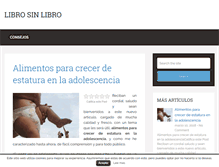 Tablet Screenshot of librosinlibro.es